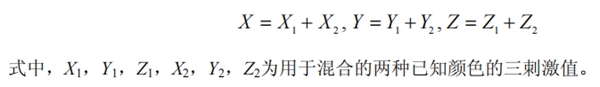 颜色相加的计算方法