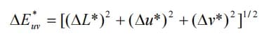 CIE 1976色差公式——ΔEab和ΔEuv 7